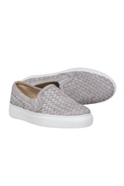 Current Boutique-M. Gemi - Grey Woven Platform Slip On Sneakers Sz 8.5