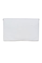 Current Boutique-Mackage - Ivory Leather Fold-Over Clutch