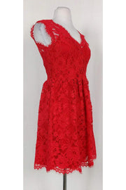 Current Boutique-Madison Marcus - Red Lace Dress Sz XS