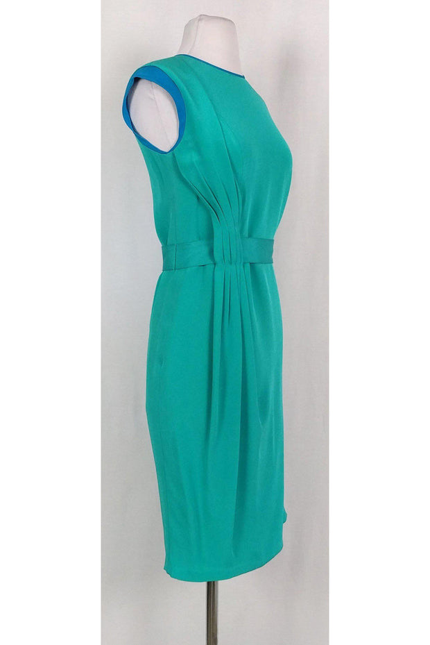 Current Boutique-Magaschoni - Aquamarine & Bay Blue Dress Sz 2