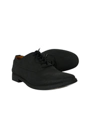 Current Boutique-Maison Martin Margiela - Black Textured Oxfords Sz 6.5