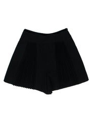 Current Boutique-Maje - Black Pleated High Waisted Shorts Sz XS