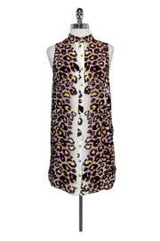 Current Boutique-Mara Hoffman - Animal Print Shirt Dress Sz XS