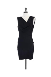 Current Boutique-Mara Hoffman - Black Cowl Neck Sleeveless Dress Sz 4