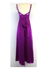 Current Boutique-Marc Bouwer - Magenta Silk Maxi Dress Sz 0