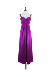 Current Boutique-Marc Bouwer - Magenta Silk Maxi Dress Sz 0