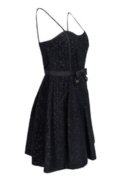 Current Boutique-Marc Jacobs - Black Lace Fit & Flare Dress w/ Bow Accent Sz 6