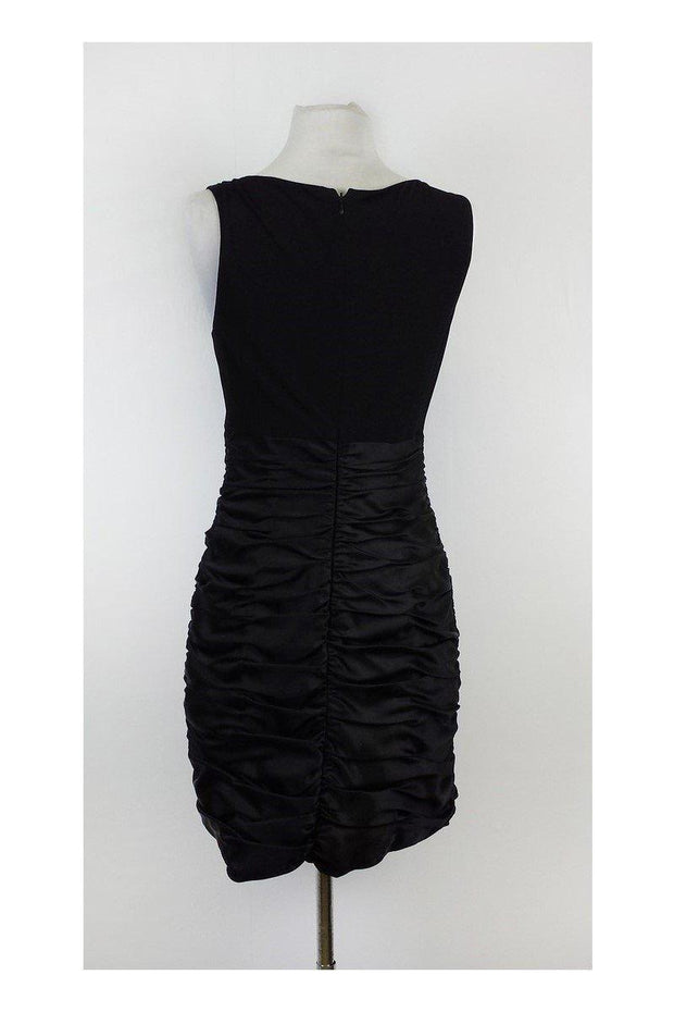 Current Boutique-Marc New York by Andrew Marc - Black Ruched Fitted Dress Sz 8