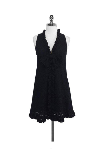 Current Boutique-Marc by Marc Jacobs - Black Lace Sleeveless Dress Sz 2