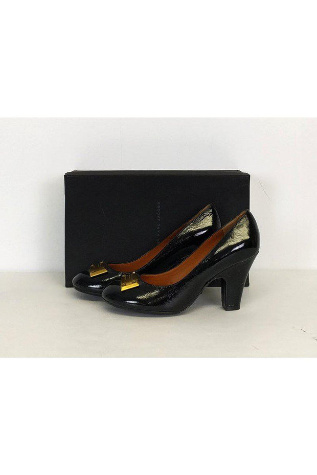 Current Boutique-Marc by Marc Jacobs - Black Leather Heels Sz