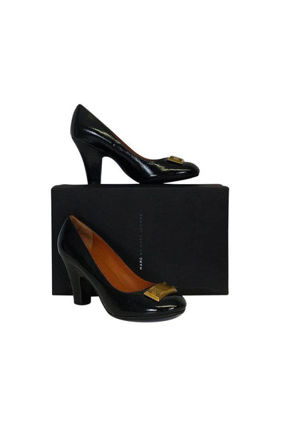 Current Boutique-Marc by Marc Jacobs - Black Leather Heels Sz