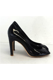 Current Boutique-Marc by Marc Jacobs - Black Patent Leather Peep Toe Pumps Sz 6