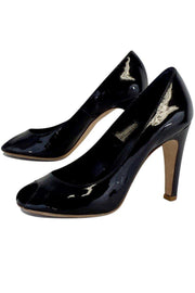 Current Boutique-Marc by Marc Jacobs - Black Patent Leather Peep Toe Pumps Sz 6