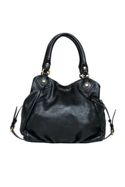 Current Boutique-Marc by Marc Jacobs - Black Pebbled Leather Convertible Satchel