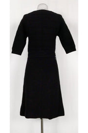 Current Boutique-Marc by Marc Jacobs - Black Wool Knit Dress Sz S