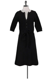 Current Boutique-Marc by Marc Jacobs - Black Wool Knit Dress Sz S