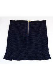 Current Boutique-Marc by Marc Jacobs - Blue Tweed Flared Skirt Sz 6