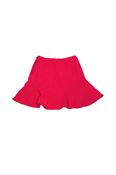 Current Boutique-Marc by Marc Jacobs - Bright Pink Miniskirt w/ Circle Pattern Sz S