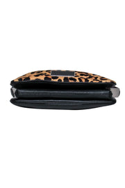 Current Boutique-Marc by Marc Jacobs - Calf Hair & Leather Cheetah Print Trifold Crossbody Bag