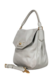 Current Boutique-Marc by Marc Jacobs - Cream Pebbled Leather Convertible Satchel