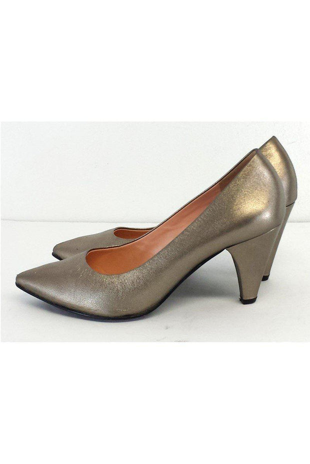 Current Boutique-Marc by Marc Jacobs - Metallic Leather Pumps Sz 7