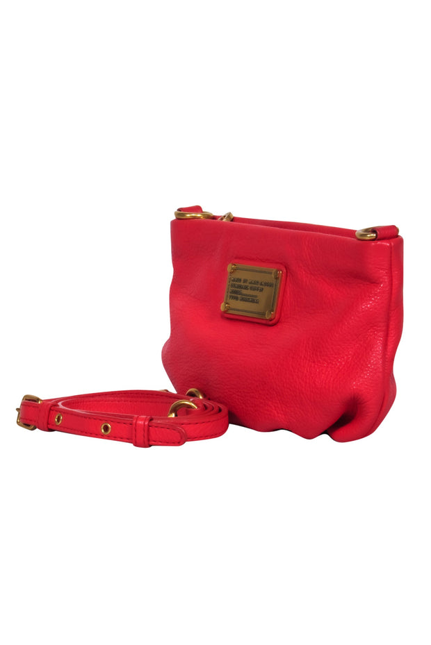 Current Boutique-Marc by Marc Jacobs - Red Pebbled Leather Mini Crossbody Bag