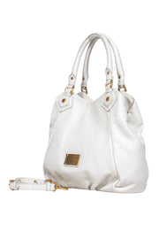 Current Boutique-Marc by Marc Jacobs – White & Gold Satchel