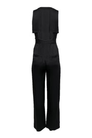 Current Boutique-Marissa Webb - Black Plunge "Jordyn" Jumpsuit Sz 2