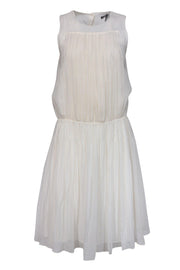 Current Boutique-Marissa Webb - Ivory Pleated Silk Sundress Sz 8