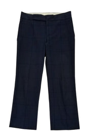 Current Boutique-Marni - Blue Plaid Slacks Sz 4