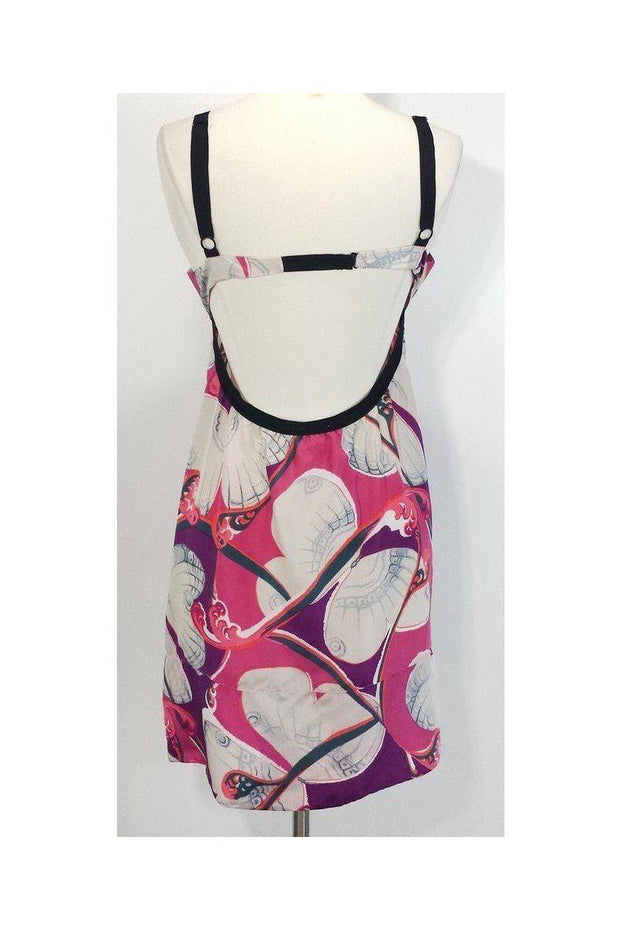 Current Boutique-Marni - Silk Abstract Print Dress Sz 2