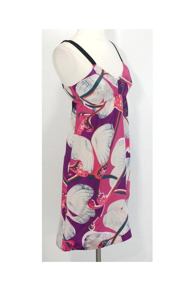 Current Boutique-Marni - Silk Abstract Print Dress Sz 2