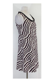 Current Boutique-Marni - White & Maroon Bird Tessellation Cotton Dress Sz 6