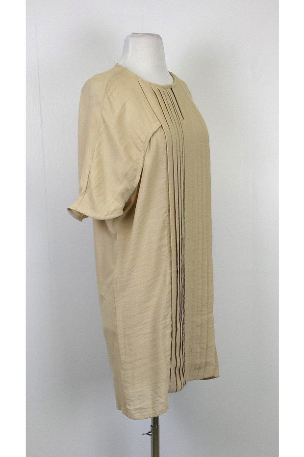 Current Boutique-Massimo Dutti - Tan T-Shirt Dress w/ Keyhole Front Sz XS