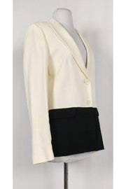 Current Boutique-Max & Co. - Cream & Black Blazer Sz 6