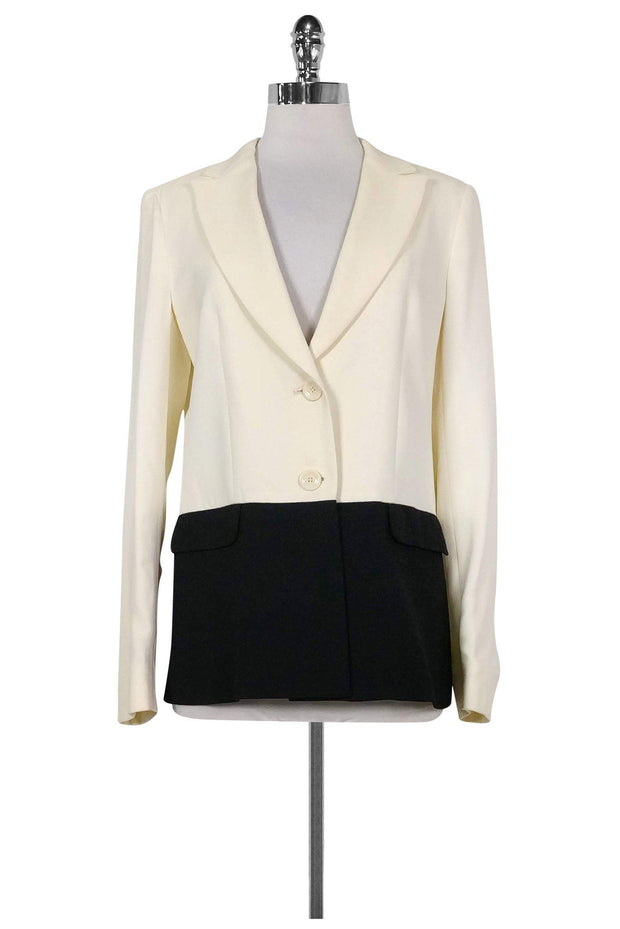 Current Boutique-Max & Co. - Cream & Black Blazer Sz 6