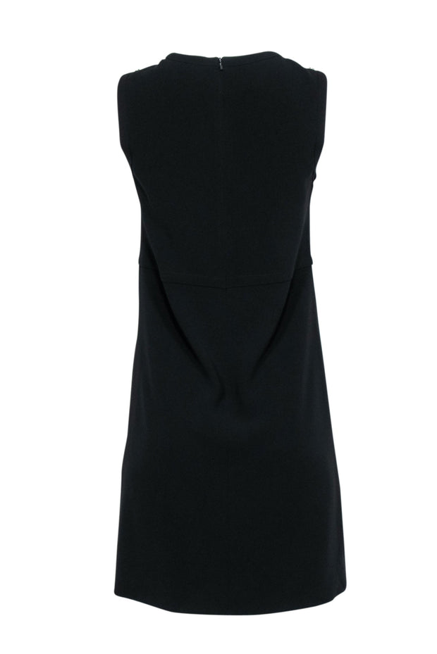 Current Boutique-Max Mara - Black Sleeveless Sheath Dress w/ Jewel Neckline Sz 6