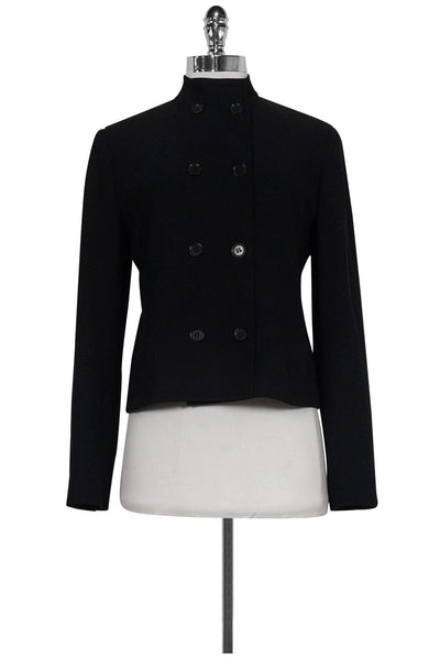 Current Boutique-Max Mara - Black Wool Blazer Sz 8