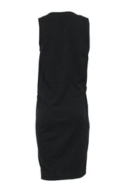 Current Boutique-Max Mara - Charcoal Sleeveless Shift Dress Sz 10