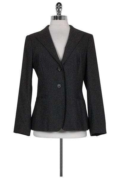 Current Boutique-Max Mara - Dark Grey Blazer Sz 10