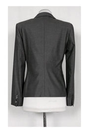 Current Boutique-Max Mara - Grey Fitted Blazer Sz 6