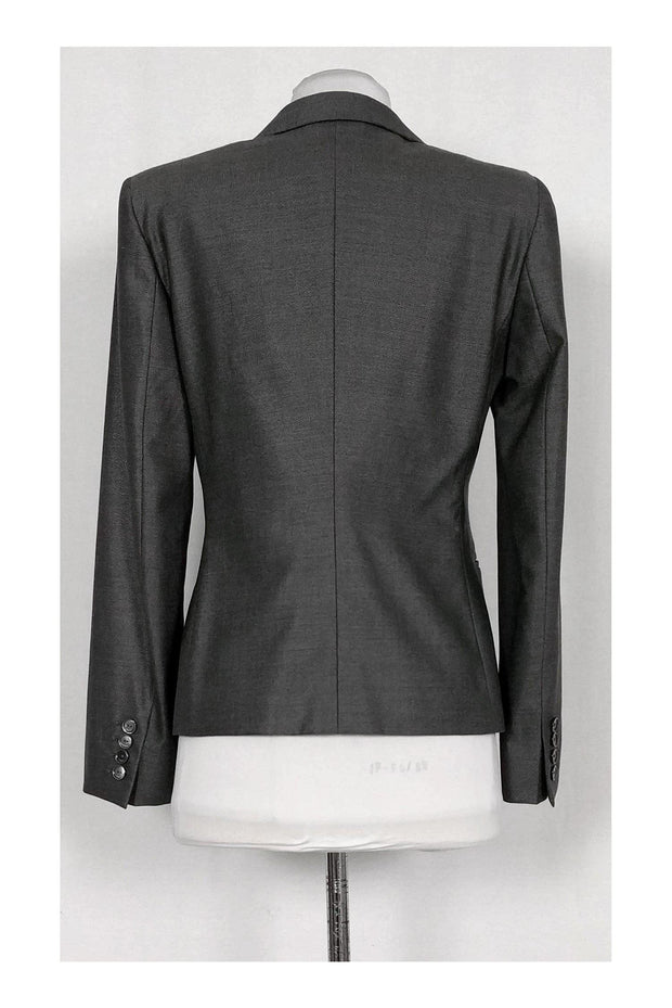 Current Boutique-Max Mara - Grey Fitted Blazer Sz 6