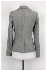 Current Boutique-Max Mara - Grey Wool Blend Blazer Sz 8