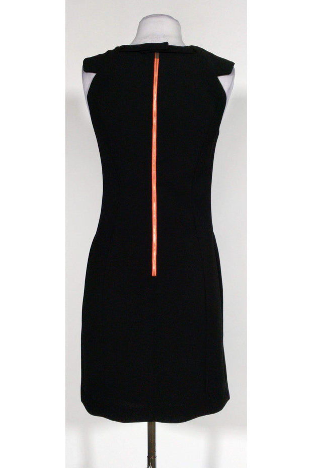 Current Boutique-McGinn - Black Shift w/ Jeweled Neck Dress Sz 4