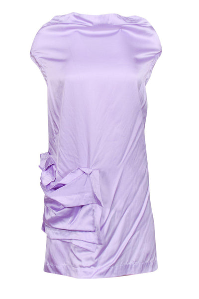 Current Boutique-McQ Alexander McQueen - Purple Halter Dress Sz 10