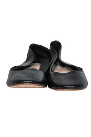 Current Boutique-Michael Kors - Black Leather "Halo" Flats Sz 9.5