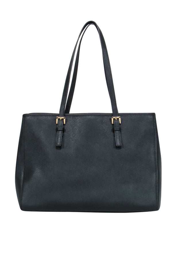 Current Boutique-Michael Kors - Black Saffiano Leather Tote Bag