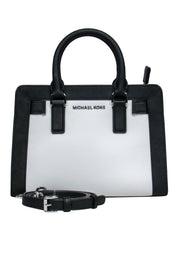 Current Boutique-Michael Kors - Black & White Square Structured Crossbody Purse