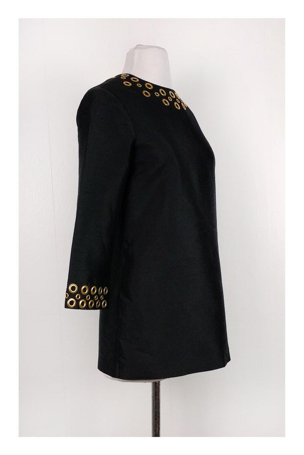 Current Boutique-Michael Kors - Black Wool & Silk Tunic Sz 2