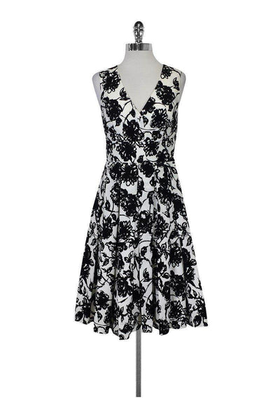 Current Boutique-Michael Kors Collection - Floral Print Sleeveless Dress Sz 4